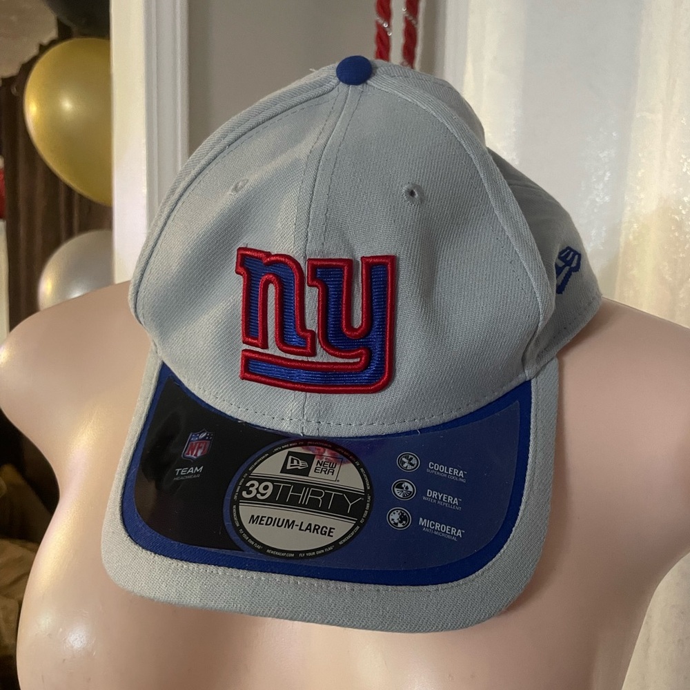 NY Giants NFL 39thirty cap hat Gray and Blue NY Logo Cap football med - large